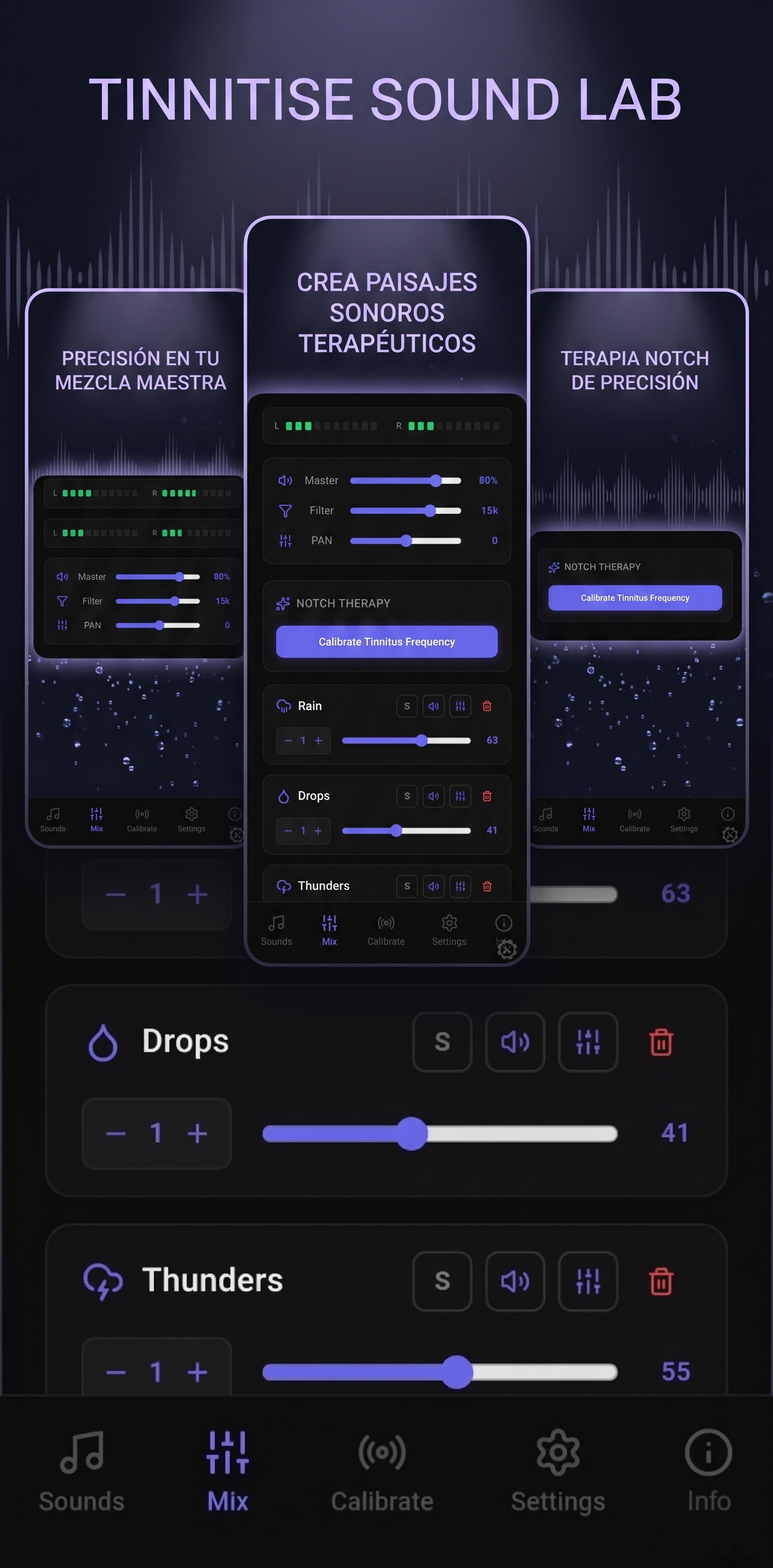 Tinnitise Mixer Interface