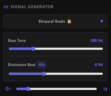 Noise and tone generator